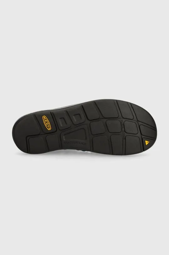 Keen sandals Uneek Flat men's black color 1028874