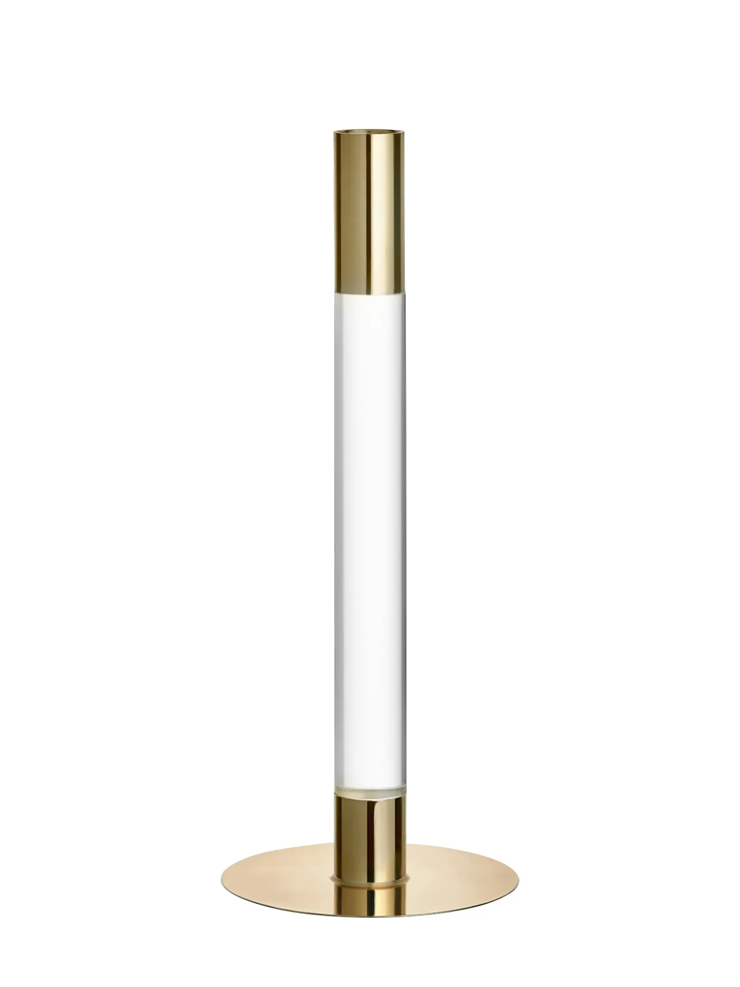 Lumiere gold candlestick, tall (32 cm)