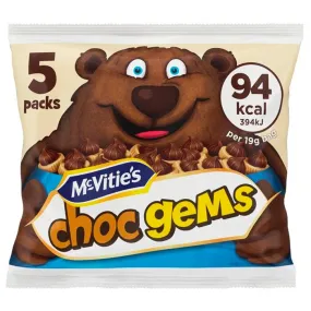 Mcvitie's Chocolate Gems (Pack of 5)